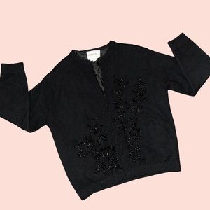Vintage 50s/60s Imperial Imports Beaded Cardigan